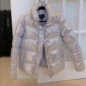 SEQUIN BOMBER JACKET